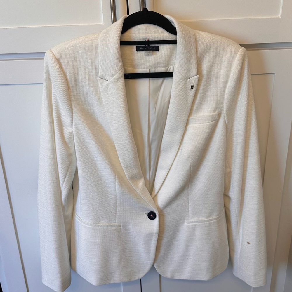 White - Tommy Hilfiger Blazer